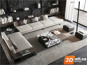 Sofa Minotti Skp Files 
